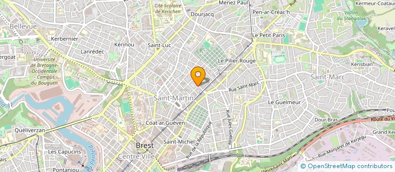 localisation de l'entreprise L'ART EVOLUTION à BREST