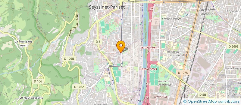 localisation de l'entreprise L'ART & GOURMET  SEYSSINS