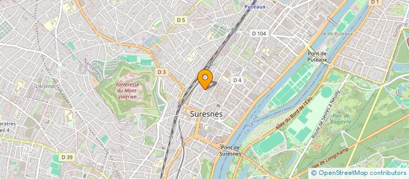 localisation de l'entreprise L'ART GREEN CONSTRUCTIONS à SURESNES