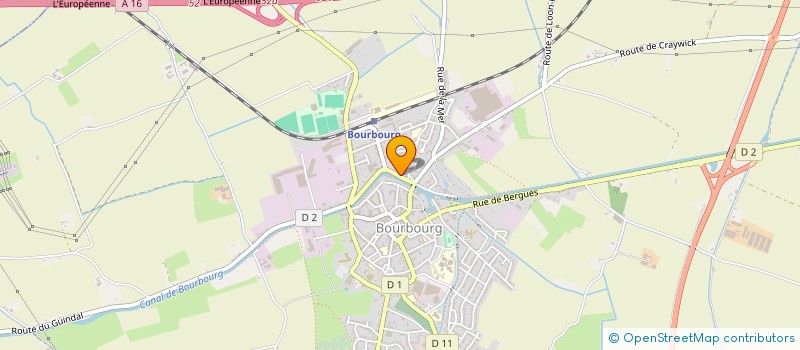 localisation de l'entreprise L'ART-HOME  BOURBOURG