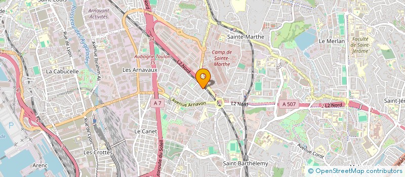 localisation de l'entreprise L ART LA DANSE ET LA MANIERE à MARSEILLE
