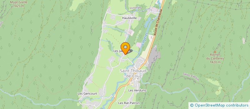 localisation de l'entreprise L'ART MAGIQUE  SAINT-THIBAUD-DE-COUZ