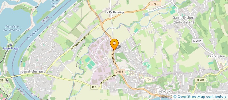 localisation de l'entreprise L'ART MANGAU  TREVOUX