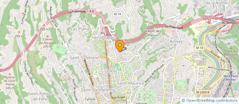 localisation de l'entreprise L'ART NEGATIF à NICE