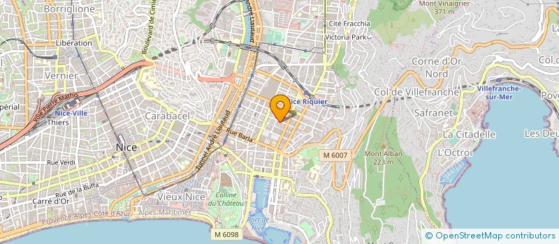 localisation de l'entreprise L'ART NOUVEAU à NICE
