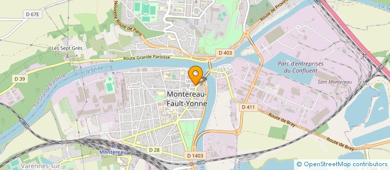 localisation de l'entreprise L'ART-O-MATE  MONTEREAU-FAULT-YONNE