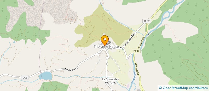 localisation de l'entreprise L'ART O'VILLAGE à THORAME-HAUTE