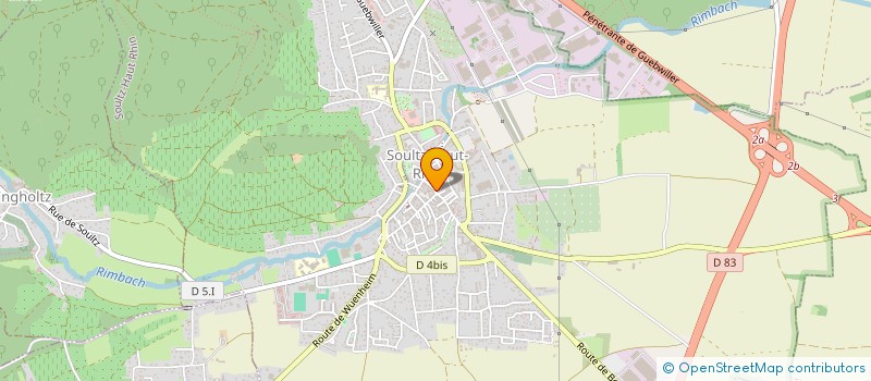 localisation de l'entreprise L'ART-OHM  SOULTZ-HAUT-RHIN