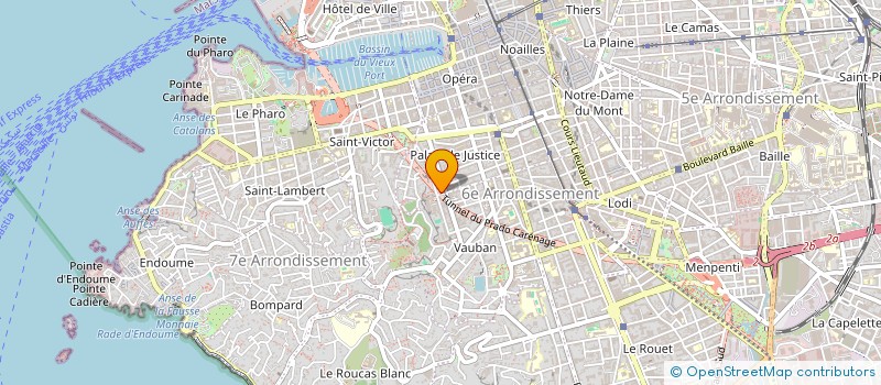 localisation de l'entreprise L'ART POUR L'HOMME à MARSEILLE