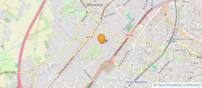 localisation de l'entreprise L'ART QUI PANSE à MOUVAUX