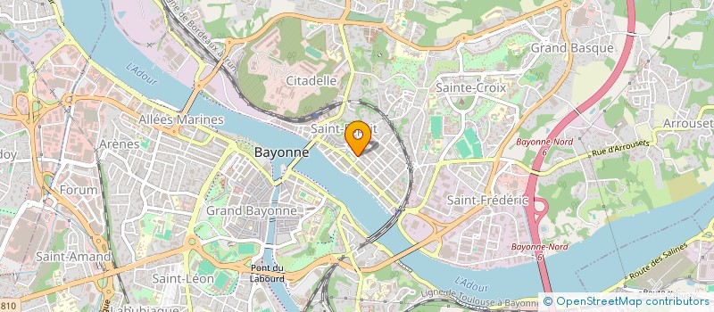 localisation de l'entreprise L'ART QUI ROULE à BAYONNE
