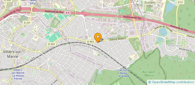 localisation de l'entreprise L'ART RAGE  NOISY-LE-GRAND