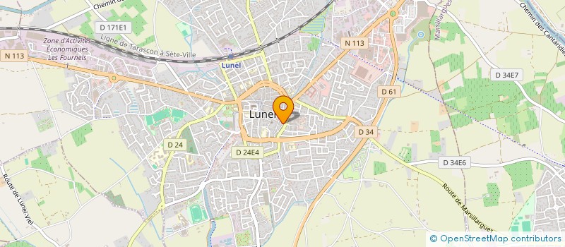 localisation de l'entreprise L'ART RE-CREATION à LUNEL