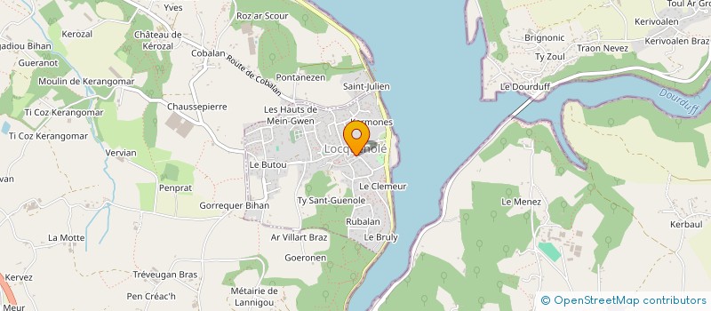 localisation de l'entreprise L'ART S'AGITE !  LOCQUENOLE