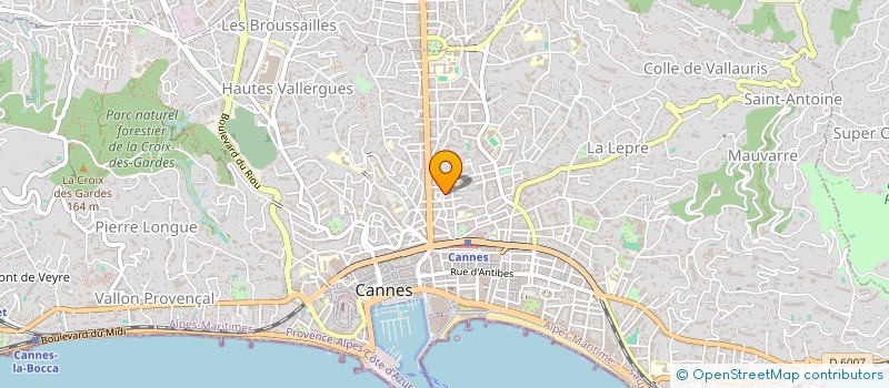 localisation de l'entreprise L'ART SANS TEMPS à CANNES