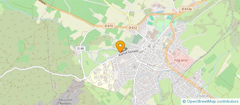 localisation de l'entreprise L'ART SCEN  THUIR