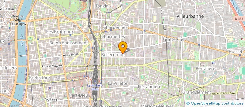 localisation de l'entreprise L'ART SCENE à LYON