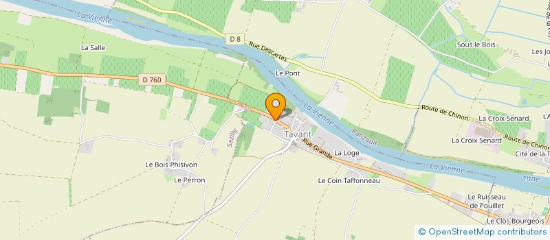 localisation de l'entreprise L ART SCENE  TAVANT