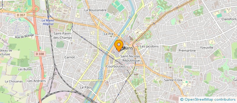 localisation de l'entreprise L'ART-SCENE à LE MANS