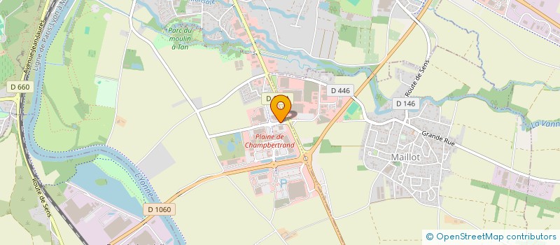 localisation de l'entreprise L'ART'TERRE à SENS