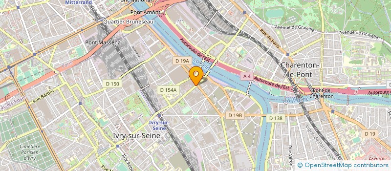 localisation de l'entreprise L'ART TISSE à IVRY-SUR-SEINE