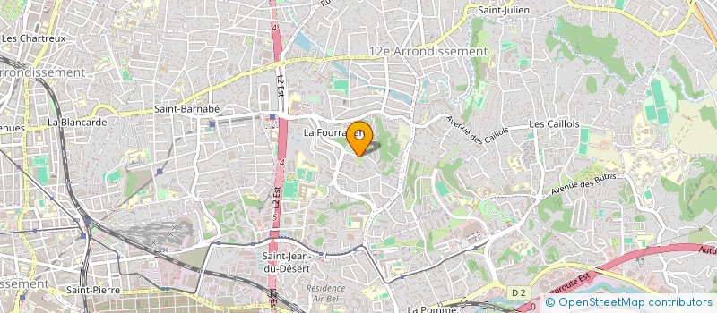 localisation de l'entreprise L'ART'TRAPE REVES COMPAGNIE  MARSEILLE