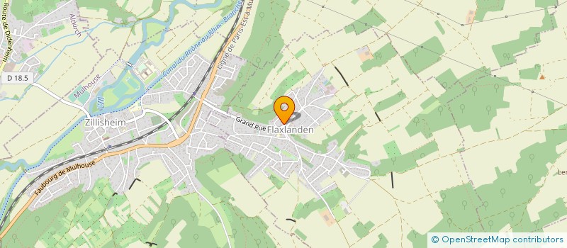 localisation de l'entreprise L'ARTCHANGE  FLAXLANDEN