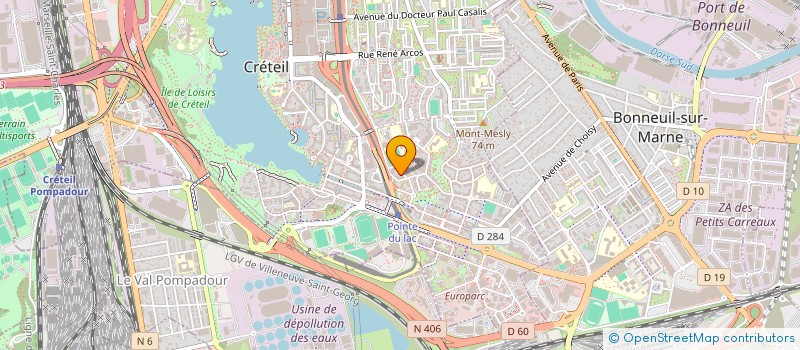 localisation de l'entreprise L' ARTE DELL'ESPRESSO  CRETEIL