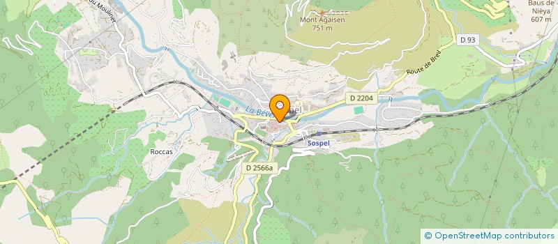 localisation de l'entreprise L'ARTE PER L'ARTE à SOSPEL