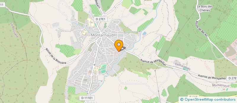 localisation de l'entreprise L'ARTEFACT  MONTARNAUD