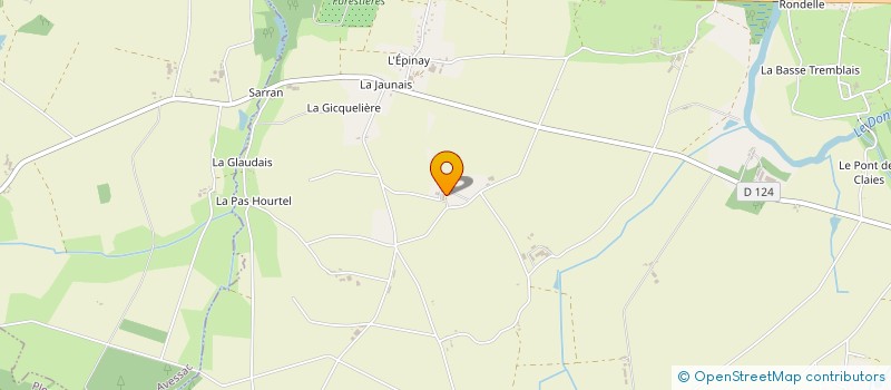 localisation de l'entreprise L'ARTELIER à GUEMENE-PENFAO