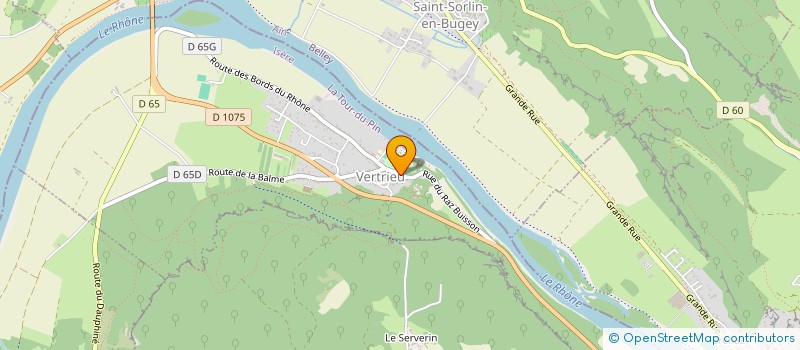 localisation de l'entreprise L' ARTERESSE  VERTRIEU