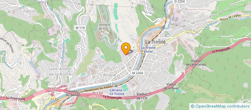 localisation de l'entreprise L'ARTESIENNE  NICE