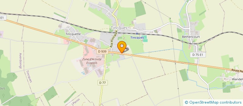 localisation de l'entreprise L'ARTESIENNE à TINCQUES