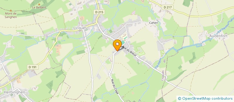 localisation de l'entreprise L'ARTESIENNE DU BATIMENT  LICQUES