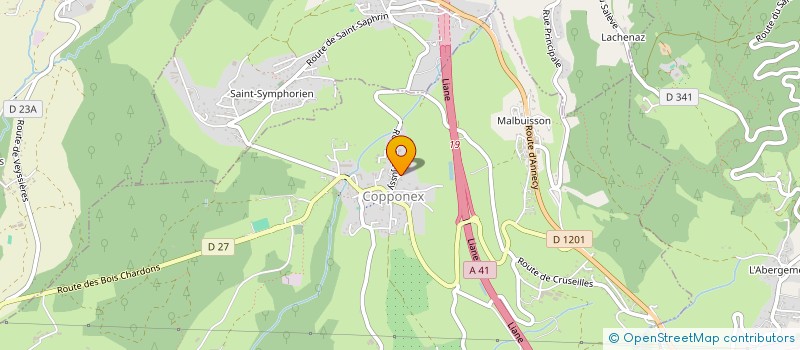 localisation de l'entreprise L'ARTHAZ  COPPONEX