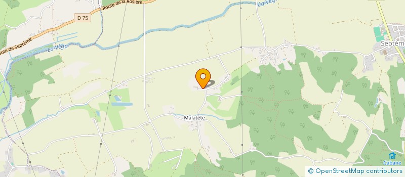 localisation de l'entreprise L'ARTHENICE  SEPTEME