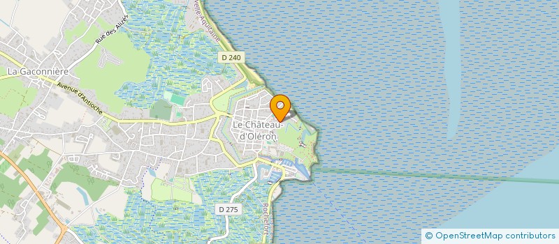 localisation de l'entreprise L'ARTI'CHAUD  LE CHATEAU-D'OLERON