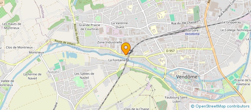 localisation de l'entreprise L'ARTI'NOISE  VENDOME