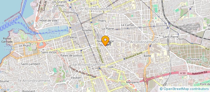 localisation de l'entreprise L'ARTICHO à MARSEILLE