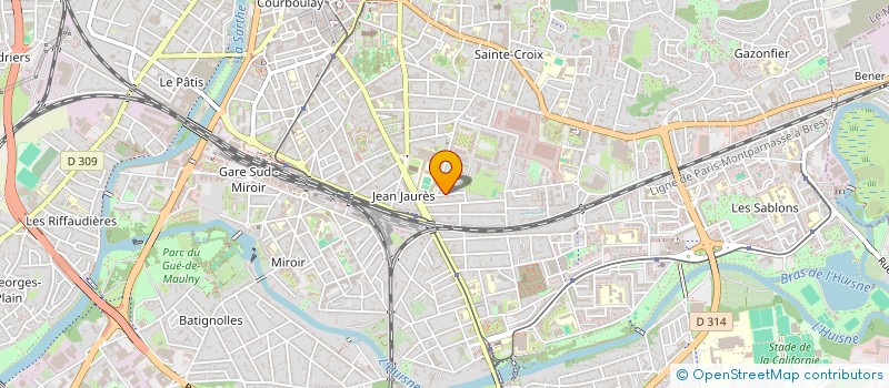 localisation de l'entreprise L'ARTILLERIE  LE MANS