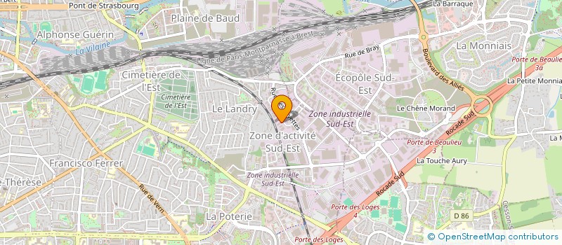 localisation de l'entreprise L'ARTILLERIE  RENNES