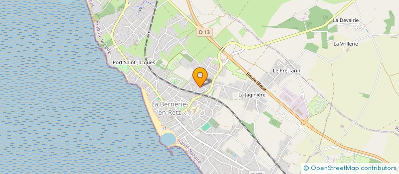 localisation de l'entreprise L'ARTIMON à LA BERNERIE-EN-RETZ