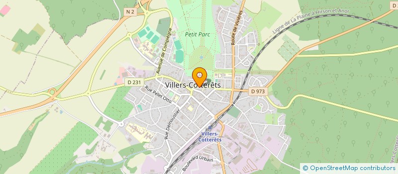 localisation de l'entreprise L'ARTISAN à VILLERS-COTTERETS