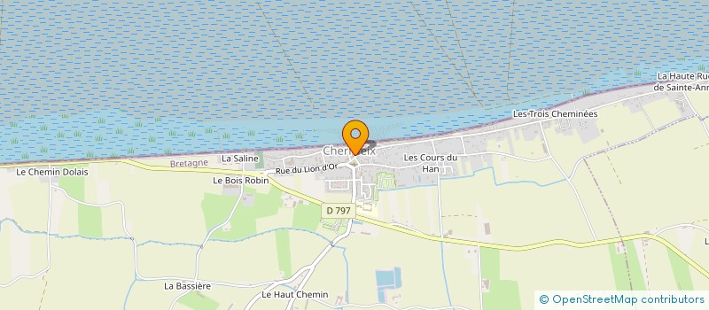 localisation de l'entreprise L'ARTISAN  CHERRUEIX