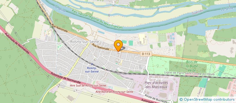 localisation de l'entreprise L'ARTISAN  ROSNY-SUR-SEINE