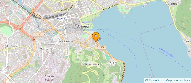 localisation de l'entreprise L'ARTISAN à ANNECY