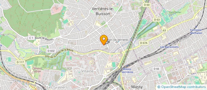 localisation de l'entreprise L'ARTISAN BIBLIO-PHIL à VERRIERES-LE-BUISSON
