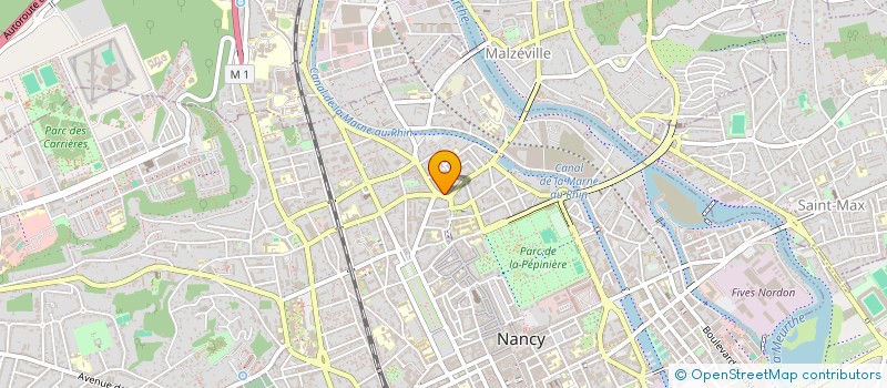 localisation de l'entreprise L'ARTISAN BOUCHER à NANCY