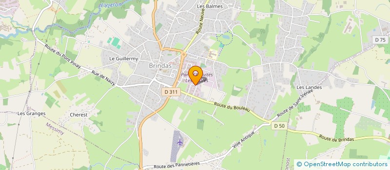 localisation de l'entreprise L'ARTISAN CARROSSIER à BRINDAS